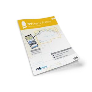 Mockup av NV Charts France FR9 sjøkart for Cabo Creus til Toulon