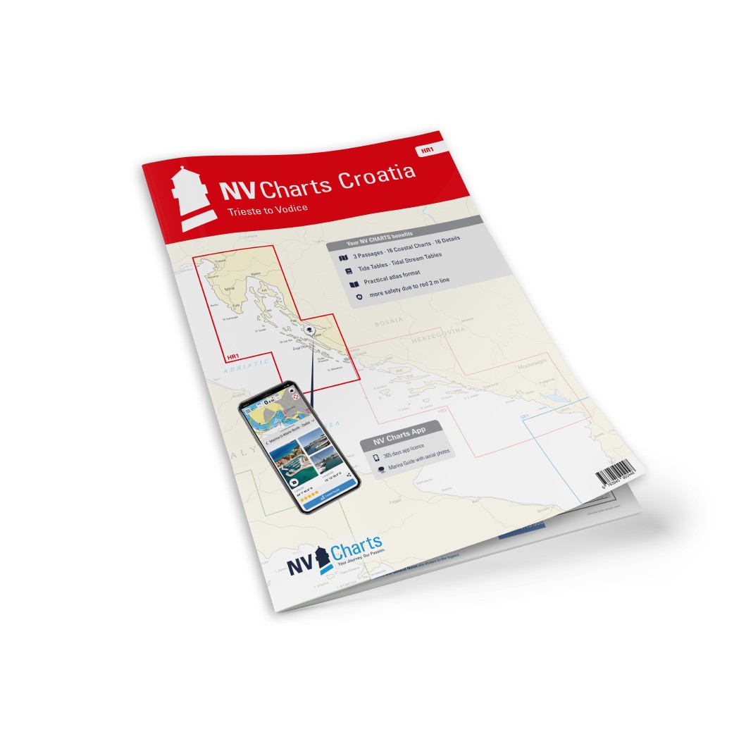 NV Charts Croatia HR1 Trieste–Vodice