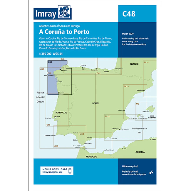 A Coruña to Porto – Imray C48