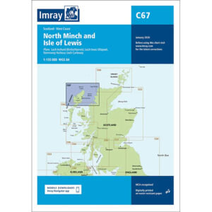 Imray C67 båtsportkart over North Minch og Isle of Lewis i Skottland