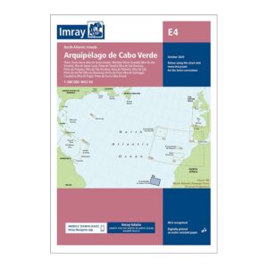 Imray E4 Cabo Verde båtsportkart over Kapp Verde