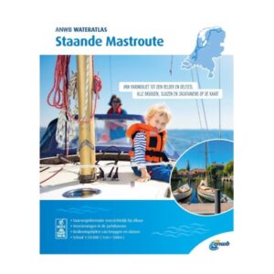 Staande Mastroute vannatlas for seiling med stående mast i Nederland