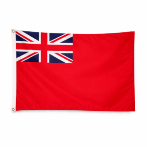 Engelsk gjesteflagg i polyester, 30 × 19 cm, for seil- og motorbåt