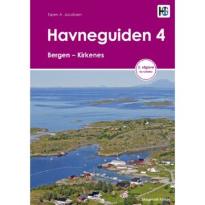 Forside av Havneguiden 4 – Bergen til Kirkenes, norsk havneguide for kystseiling