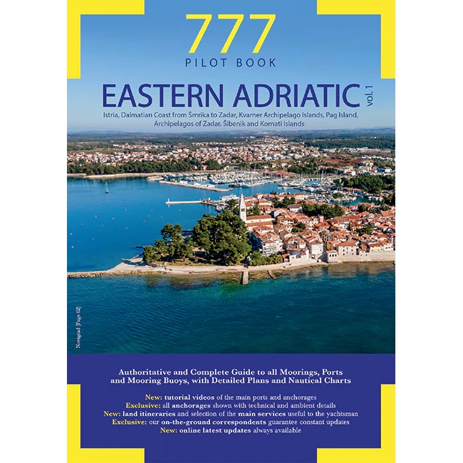 777 Eastern Adriatic Vol. 1 – pilotbok for seiling i Kroatia og Adriaterhavet