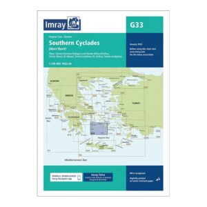 Imray sjøkart G33 Southern Cyclades West Sheet