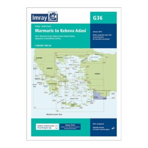 Imray sjøkart G36 Marmaris to Kekova Adas