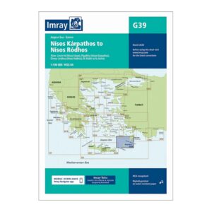 Imray sjøkart G39 Nísos Kárpathos to Nísos Ródhos