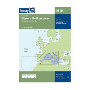 Imray sjøkart M10 Western Mediterranean