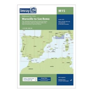 Imray sjøkart M15 Marseille to San Remo