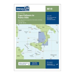 Imray sjøkart M19 Capo Palinuro to Punta Stilo