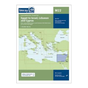 Imray sjøkart M22 Egypt to Israel, Lebanon and Cyprus
