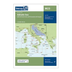 Imray sjøkart M23 Adriatic Sea