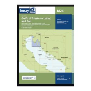 Imray sjøkart M24 Golfo di Trieste to Lošinj and Rab