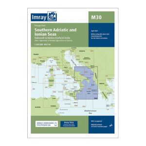 Imray sjøkart M30 Southern Adriatic and Ionian Seas