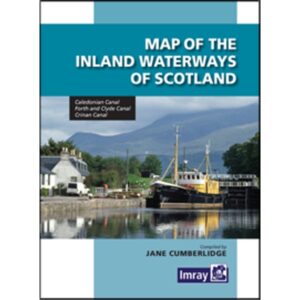Forside av Map of the Inland Waterways of Scotland – oversiktskart over skotske kanaler