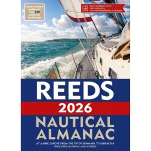 Reeds Nautical Almanac 2026 – årlig nautisk almanakk for Nord-Europa