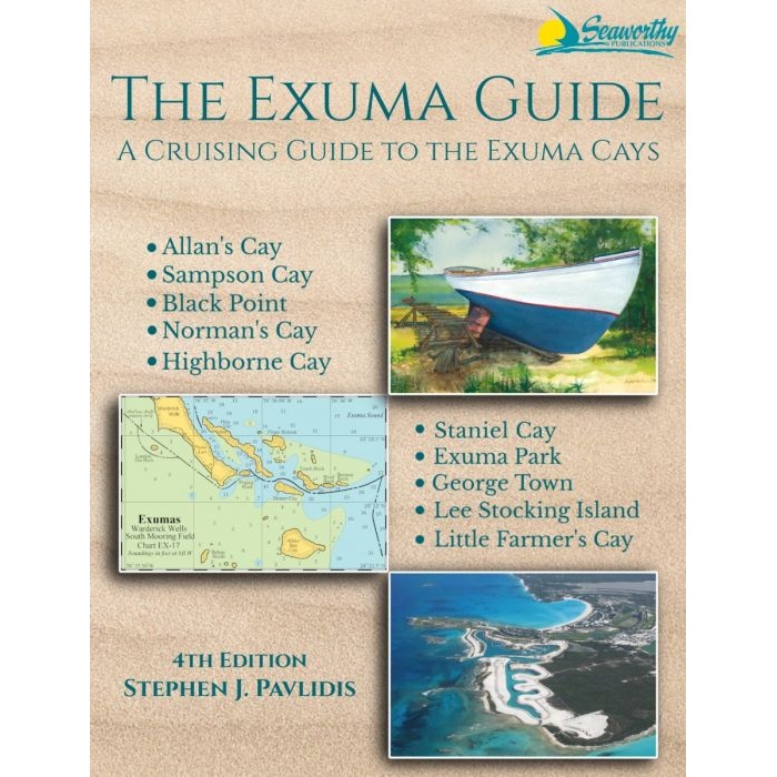 Forside av The Exuma Guide – seilingsguide til Exuma Cays på Bahamas