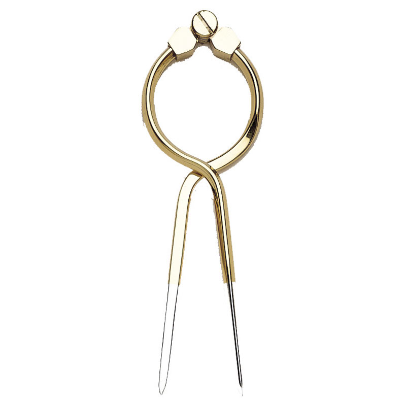 Weems & Plath enhåndspasser 7 tommer i messing for navigasjon