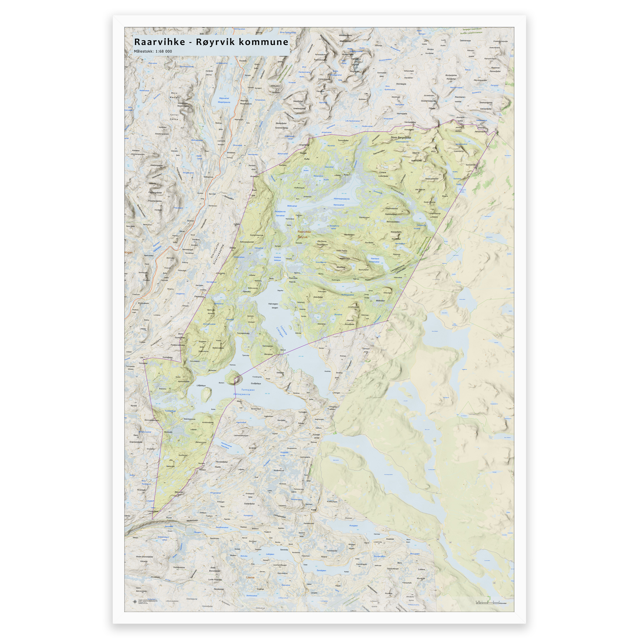 Veggkart – Røyrvik kommune - Bilde 24