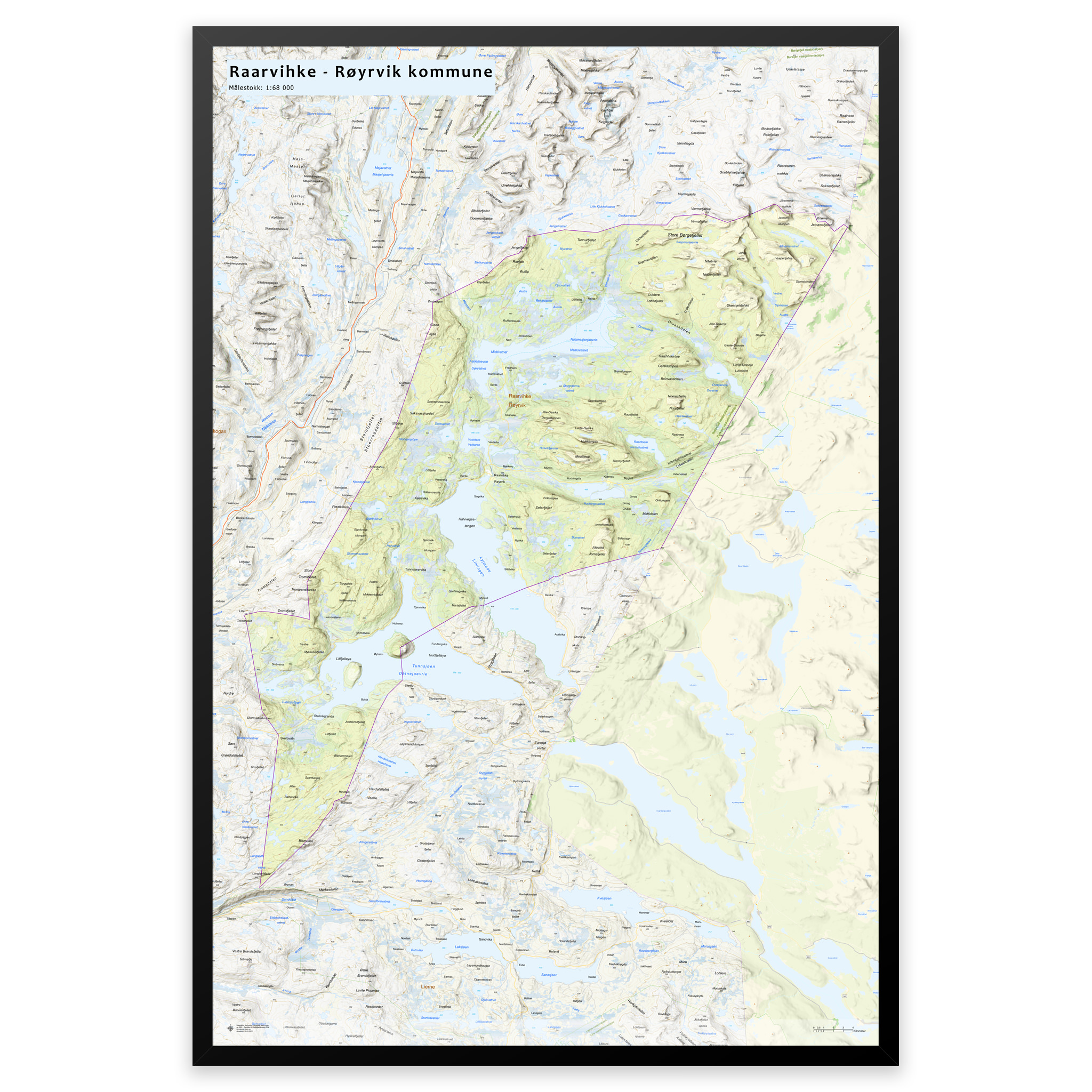 Veggkart – Røyrvik kommune - Bilde 21