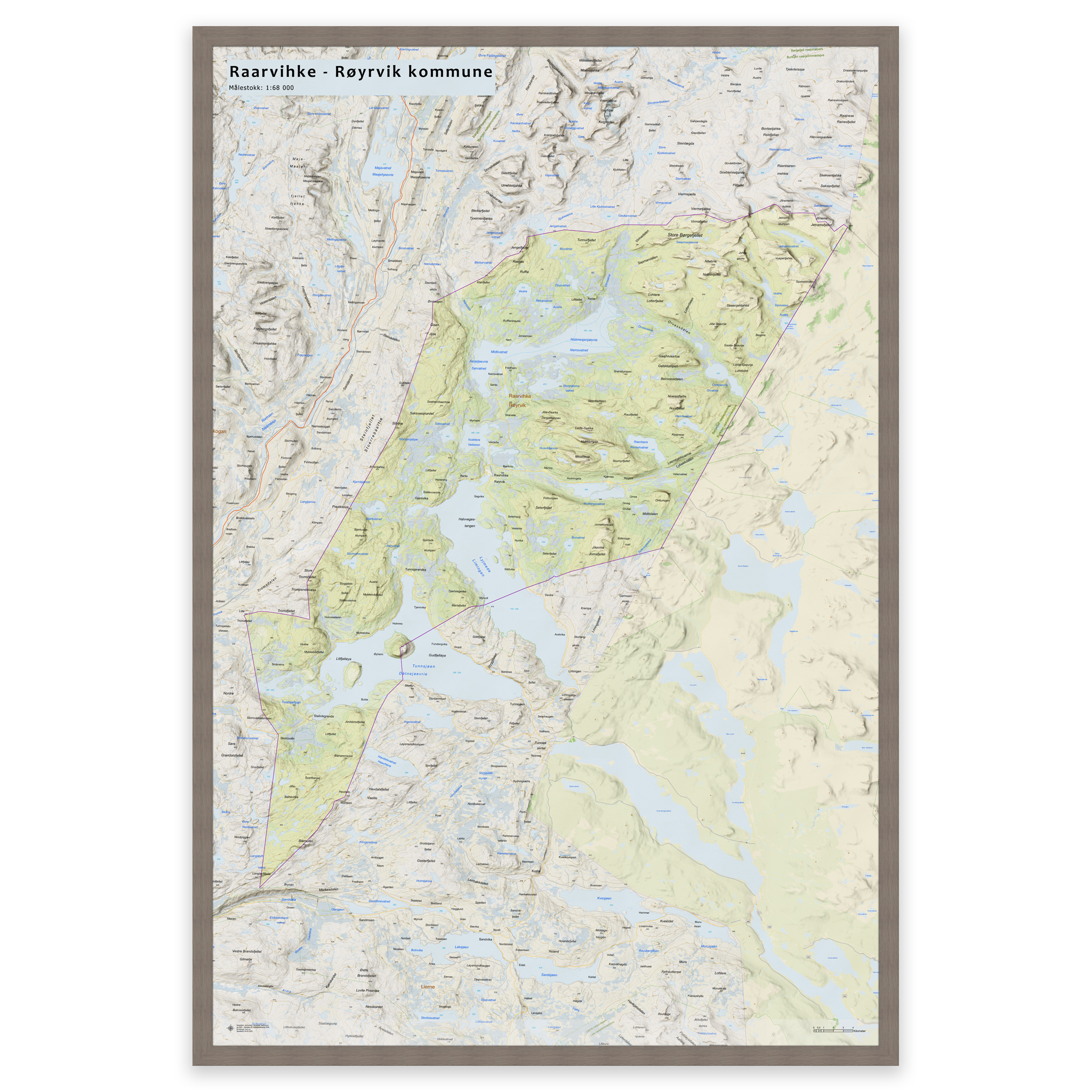 Veggkart – Røyrvik kommune - Bilde 23