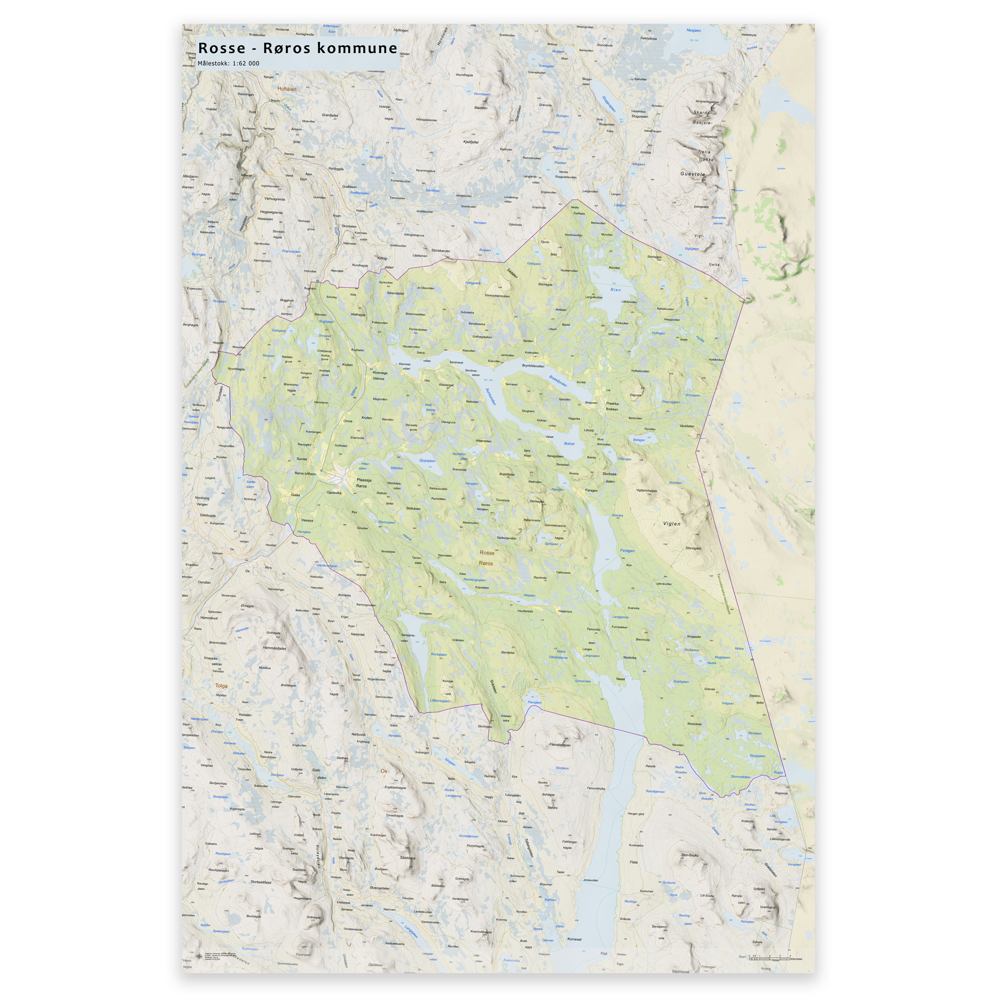 Veggkart – Røros kommune - Bilde 25