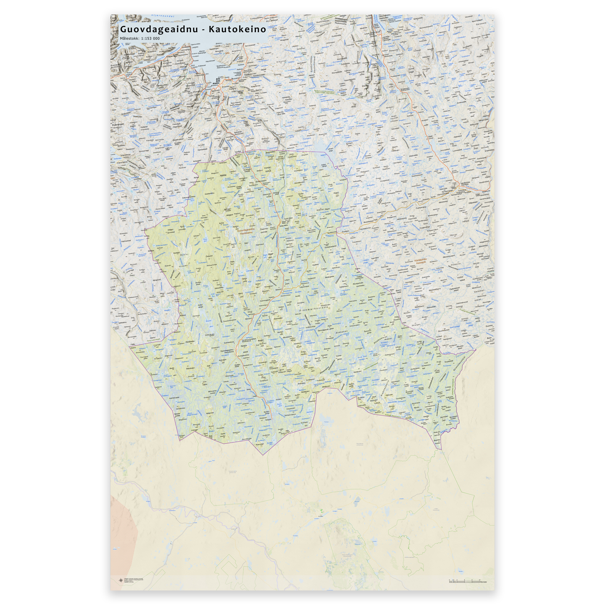 Veggkart – Kautokeino kommune - Bilde 21