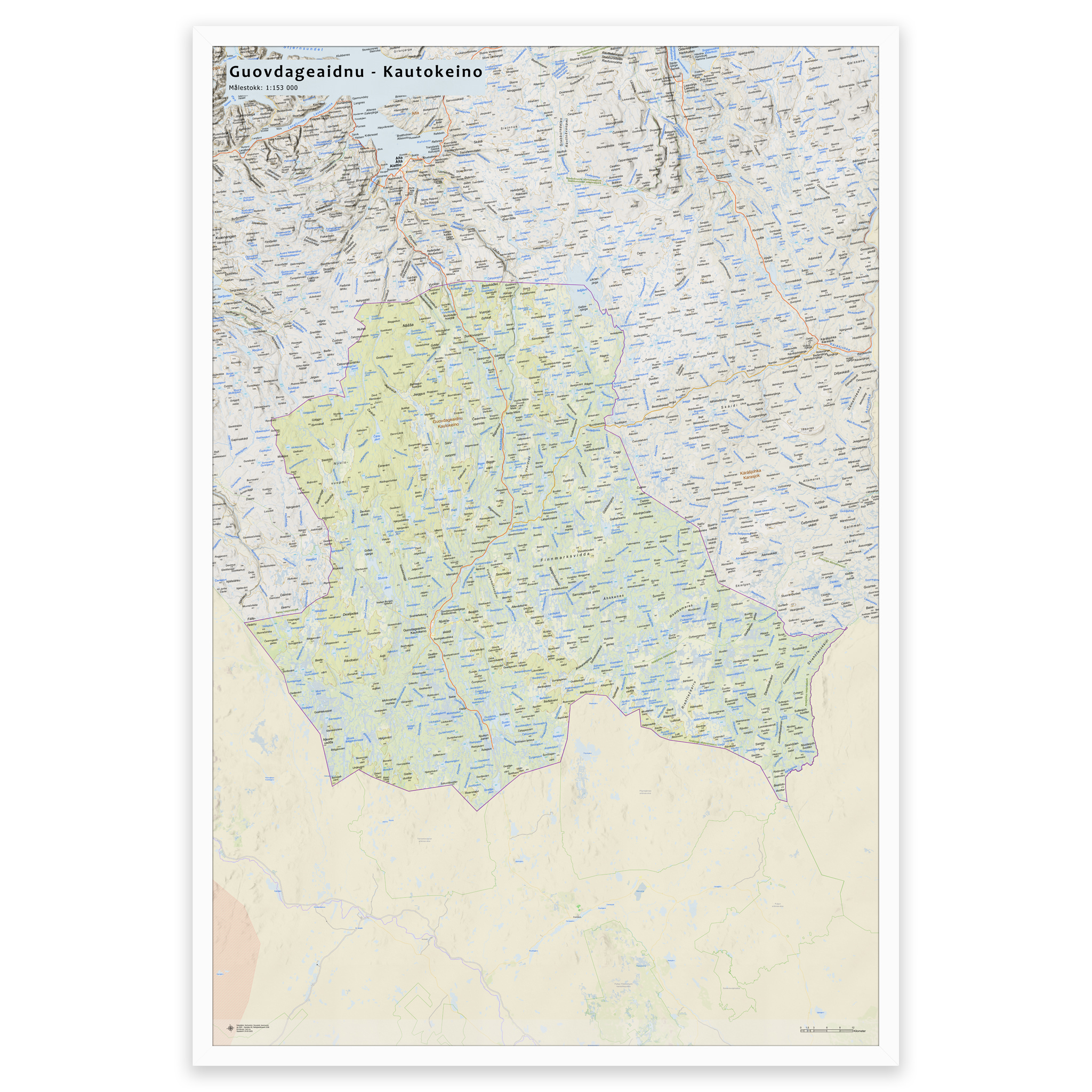 Veggkart – Kautokeino kommune - Bilde 23
