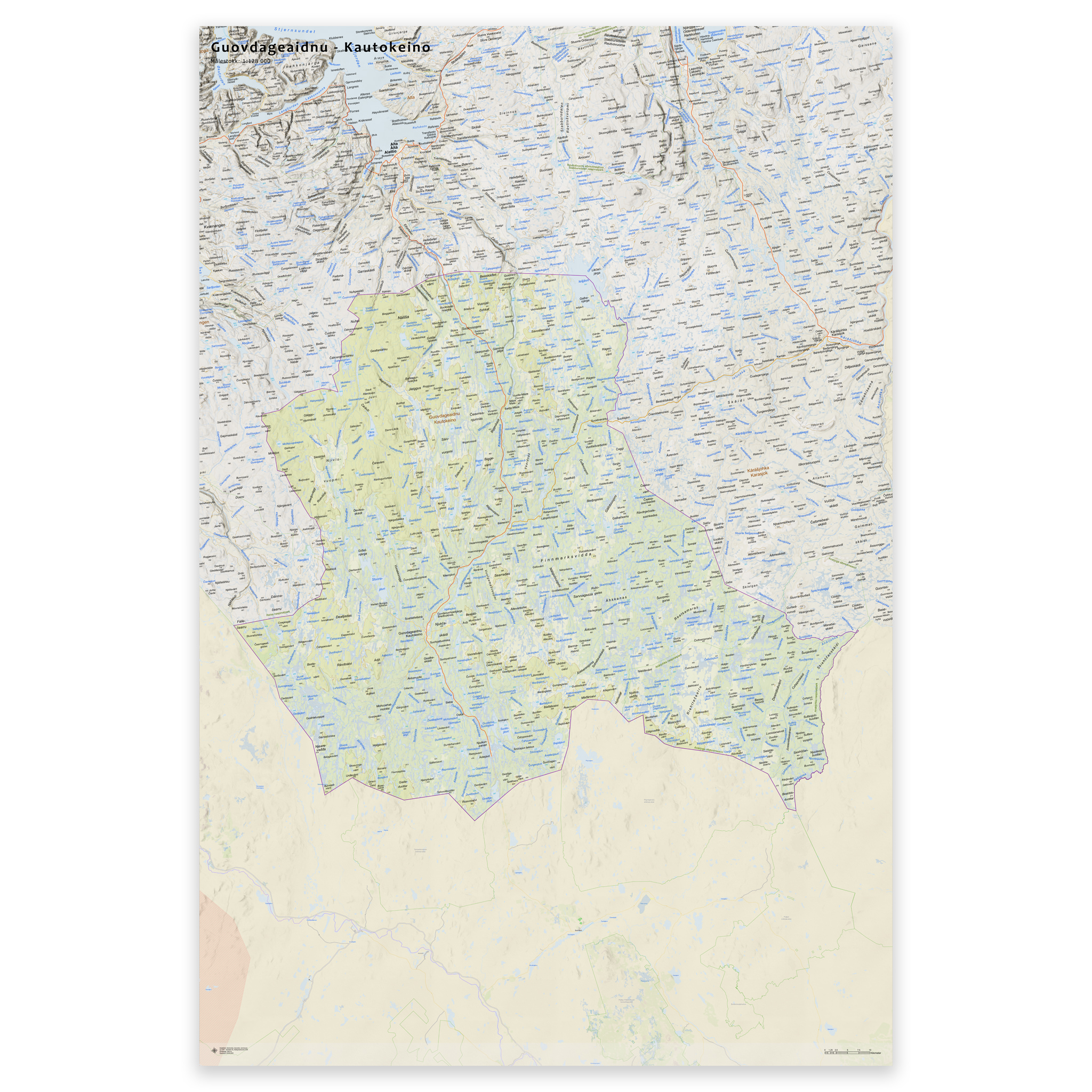 Veggkart – Kautokeino kommune - Bilde 16