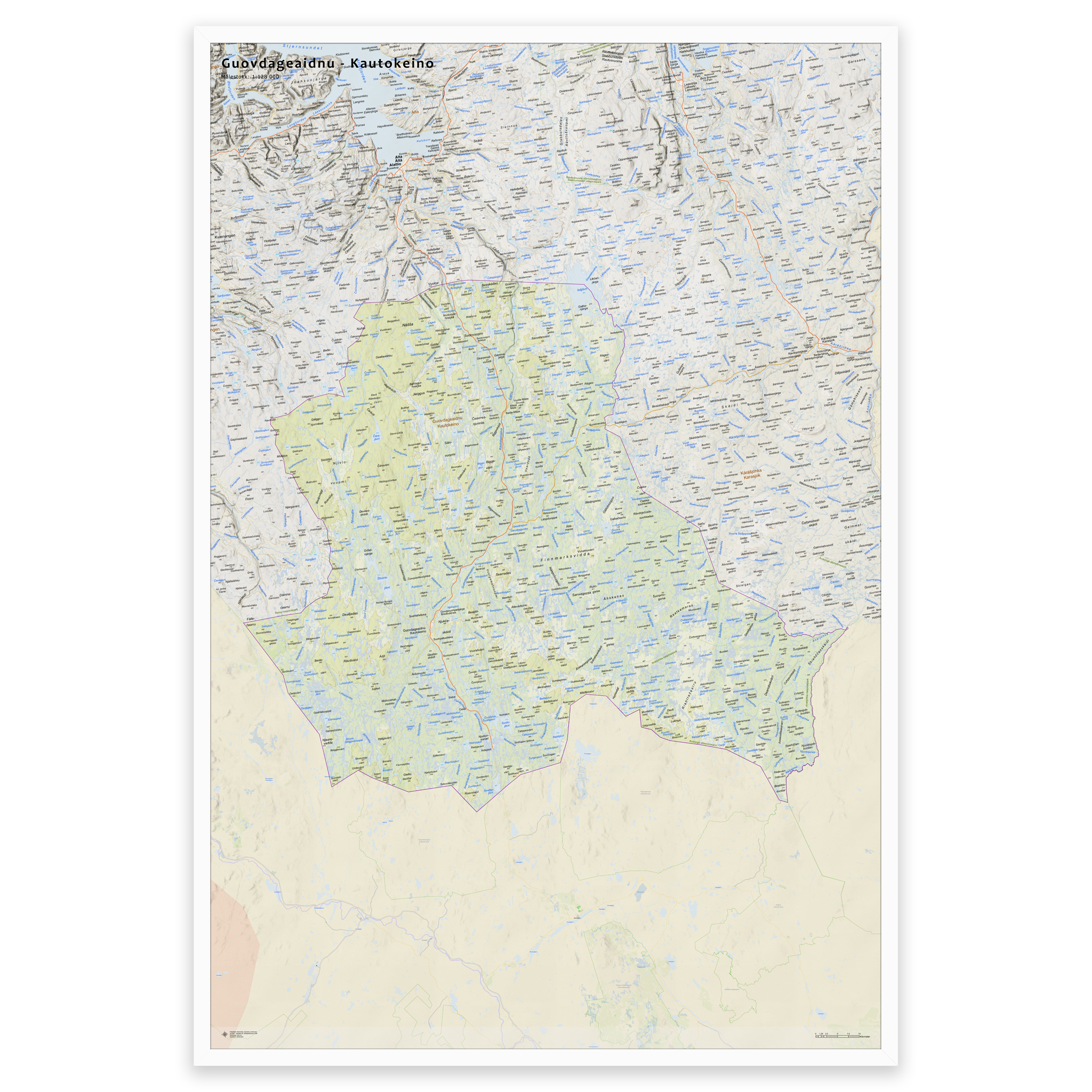 Veggkart – Kautokeino kommune - Bilde 17