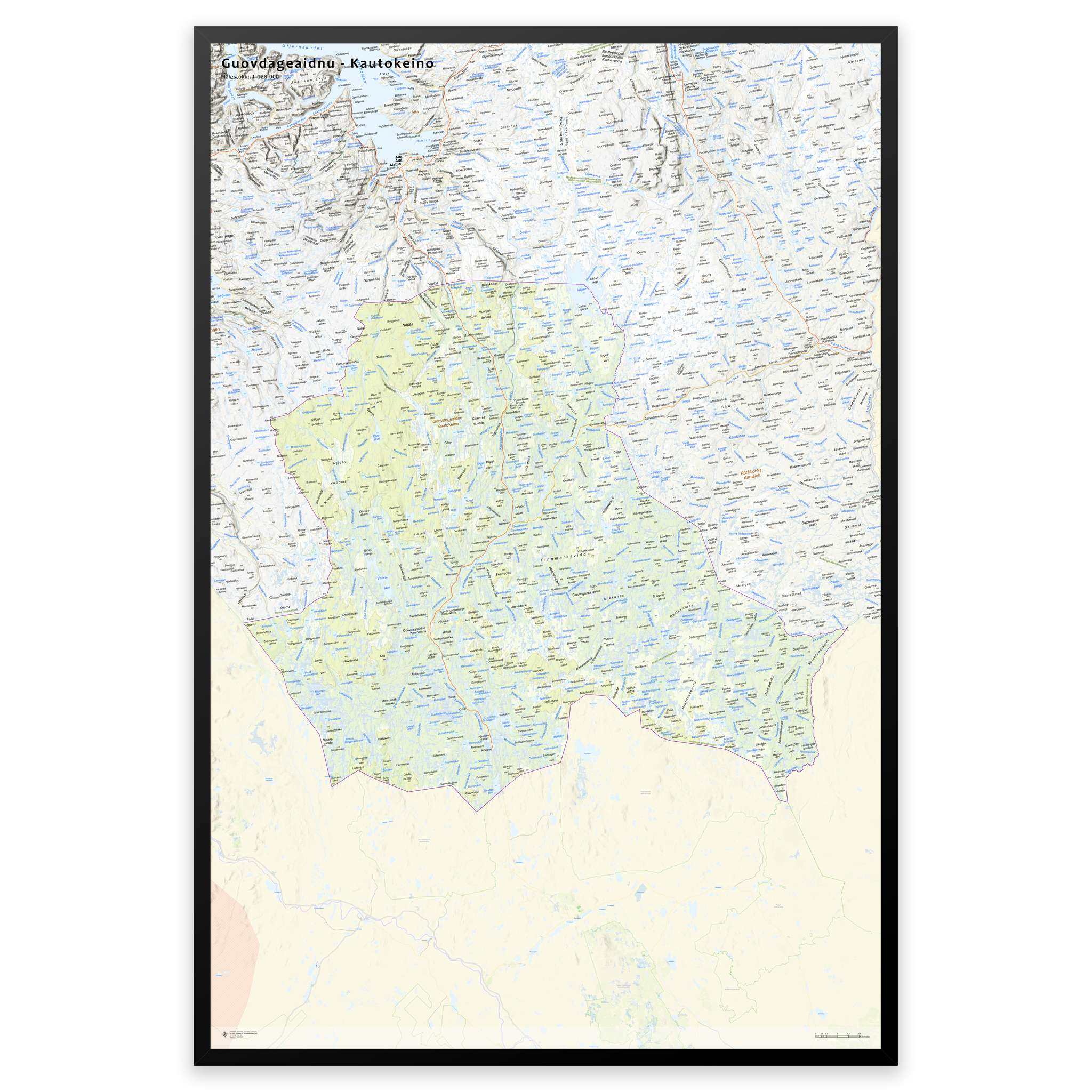 Veggkart – Kautokeino kommune - Bilde 20