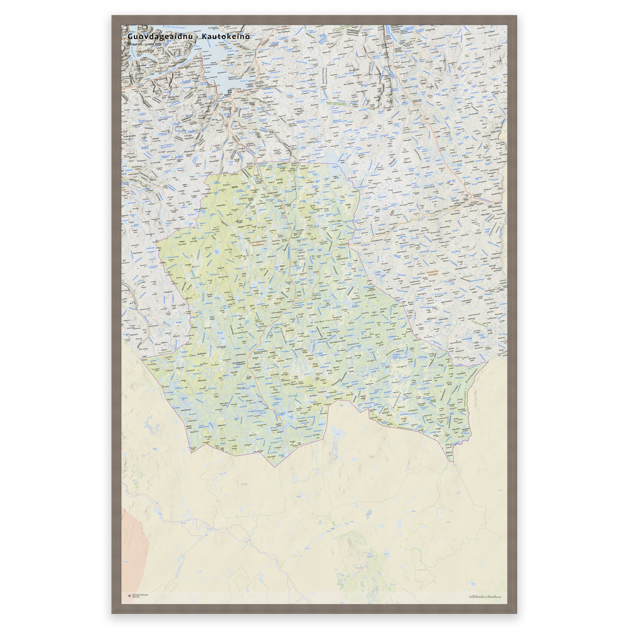 Veggkart – Kautokeino kommune - Bilde 19