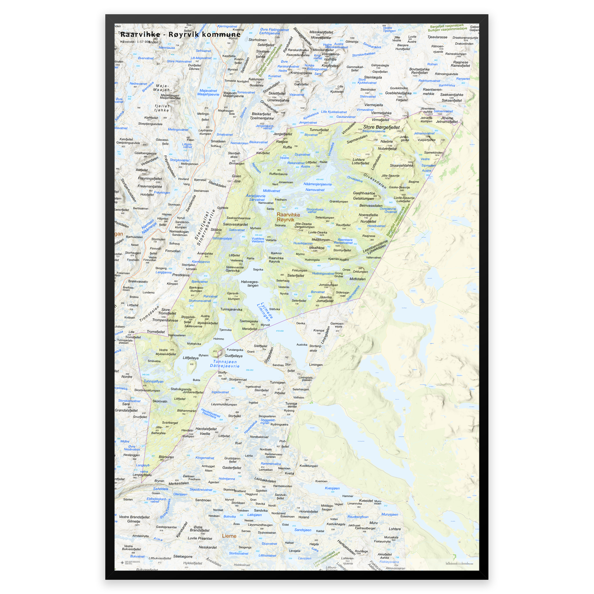 Veggkart – Røyrvik kommune - Bilde 20