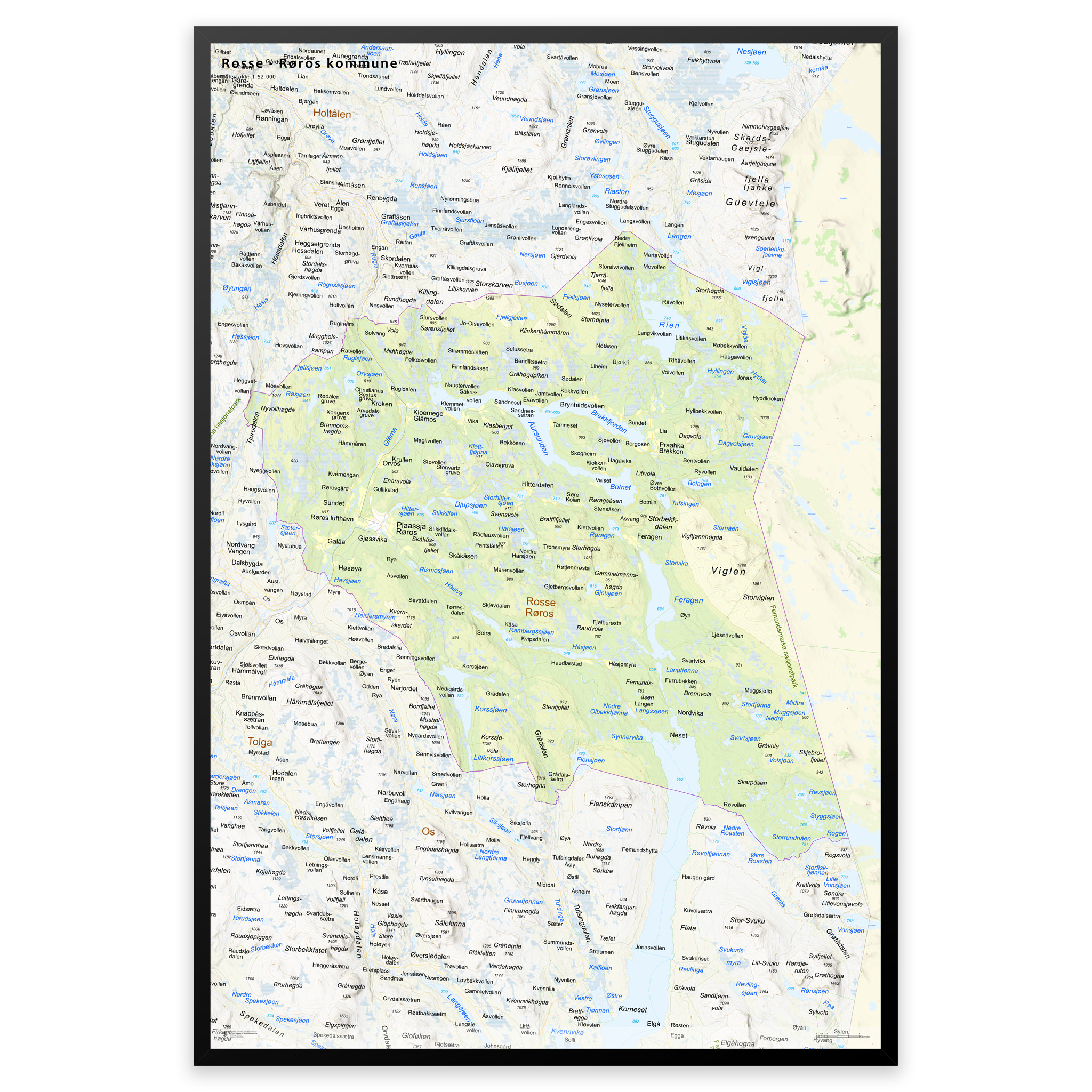 Veggkart – Røros kommune - Bilde 17