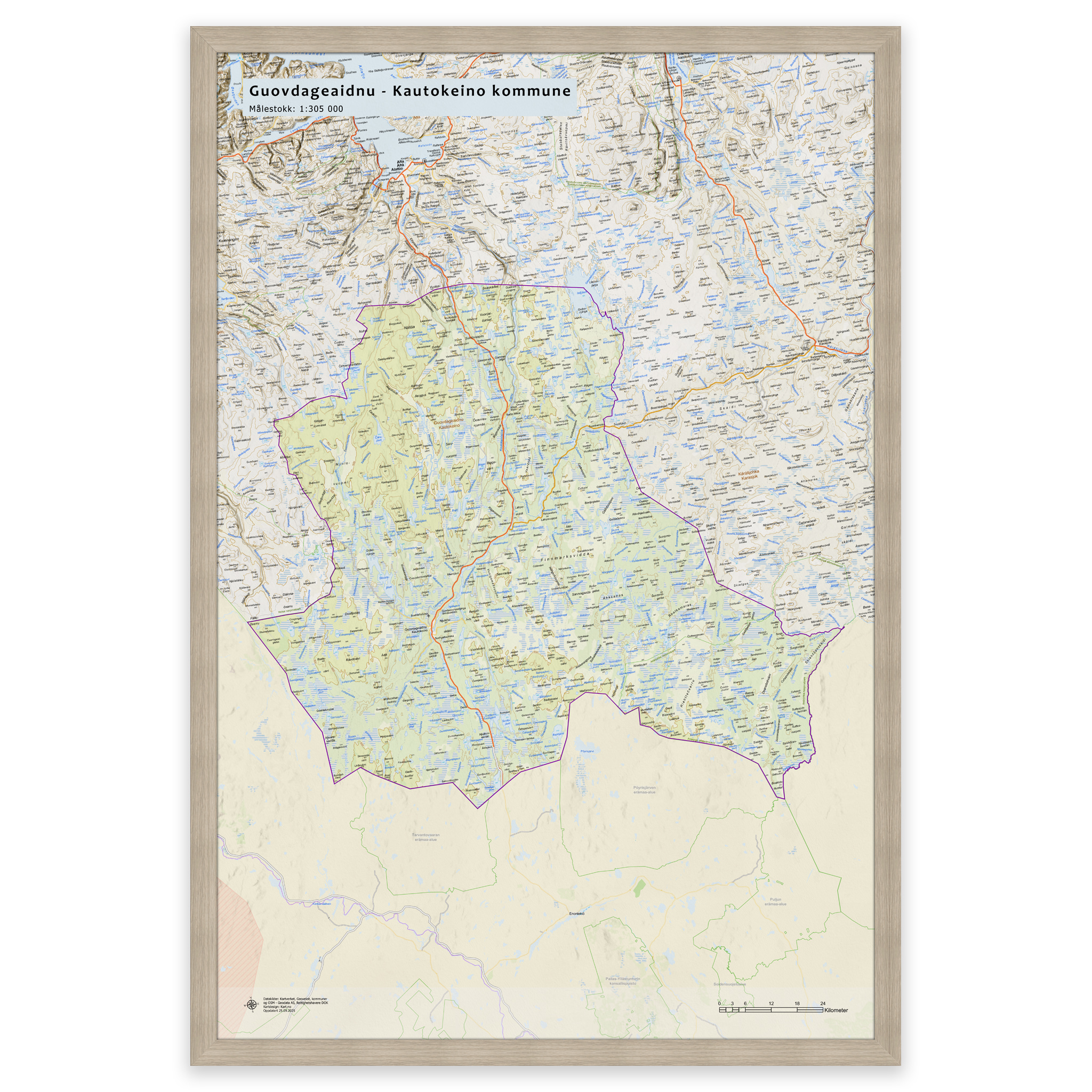 Veggkart – Kautokeino kommune - Bilde 15