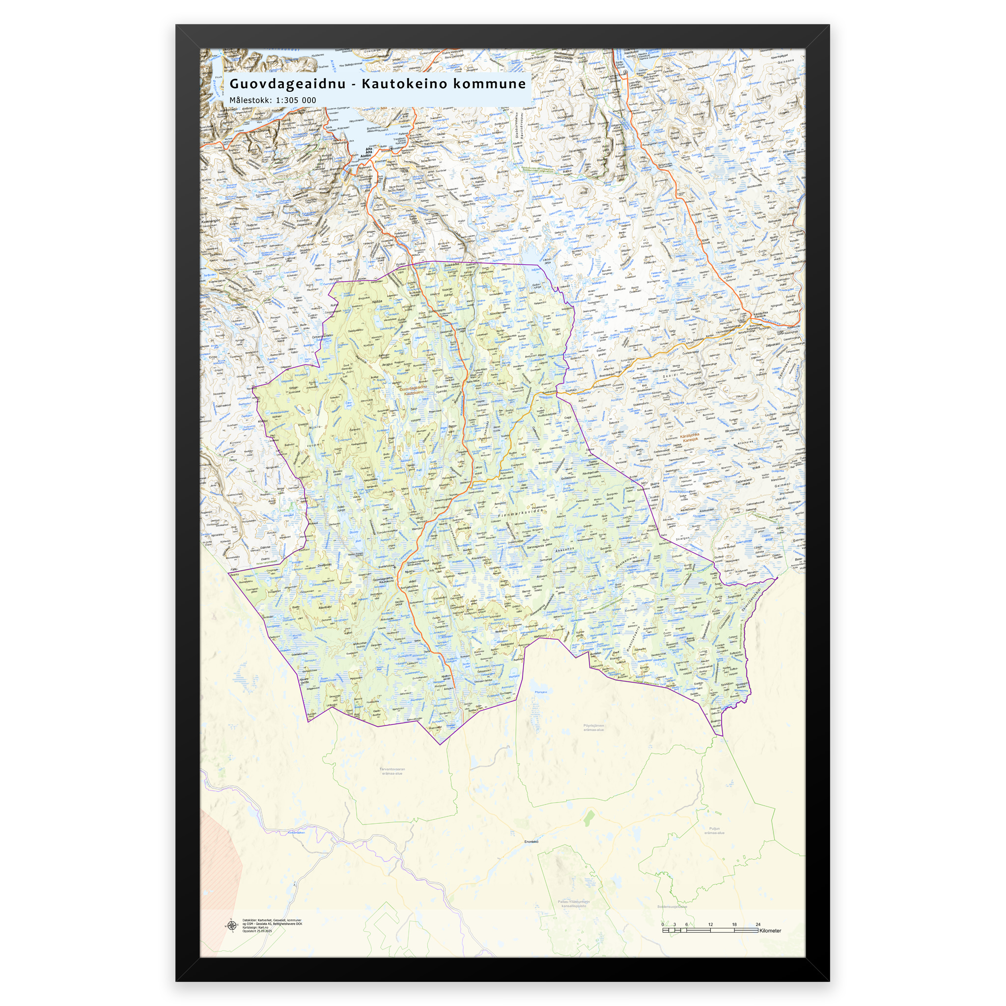 Veggkart – Kautokeino kommune - Bilde 11