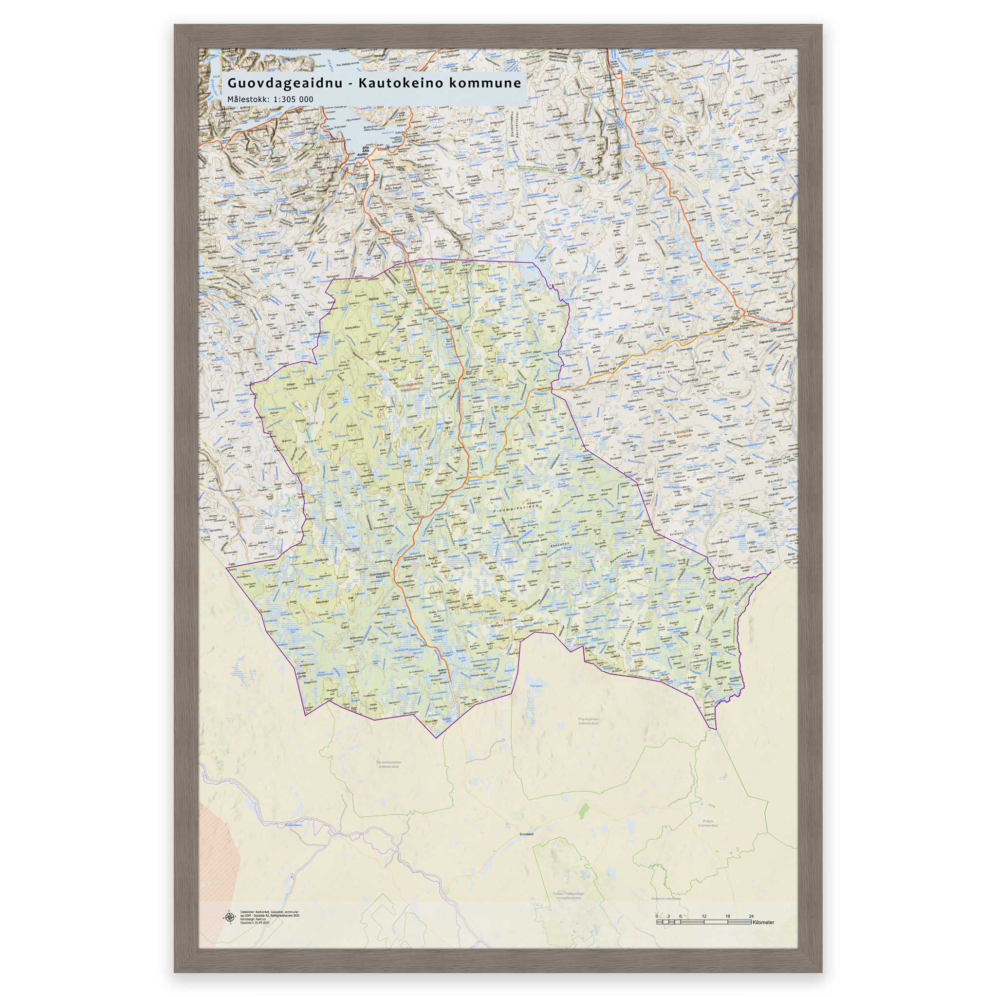 Veggkart – Kautokeino kommune - Bilde 12