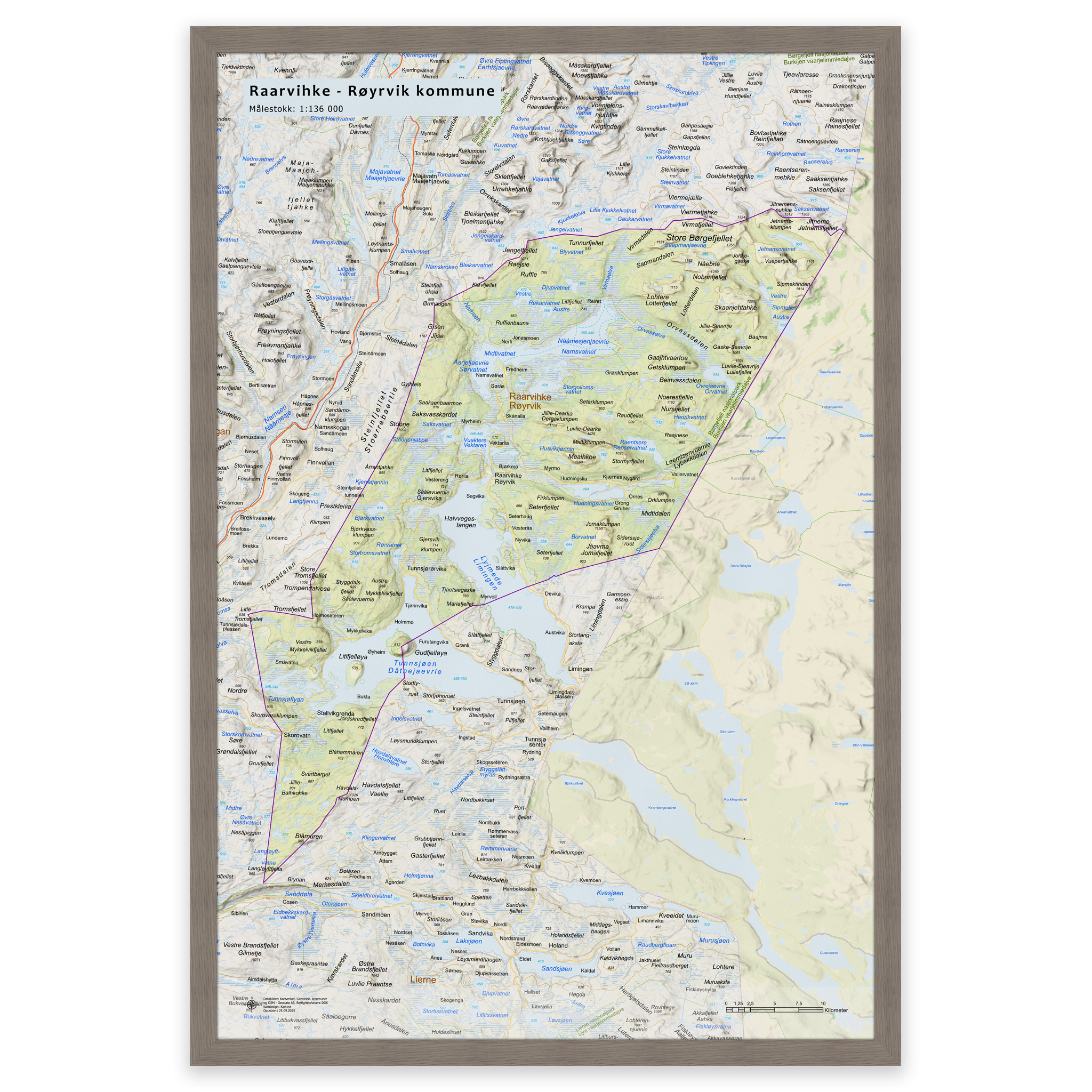 Veggkart – Røyrvik kommune - Bilde 15