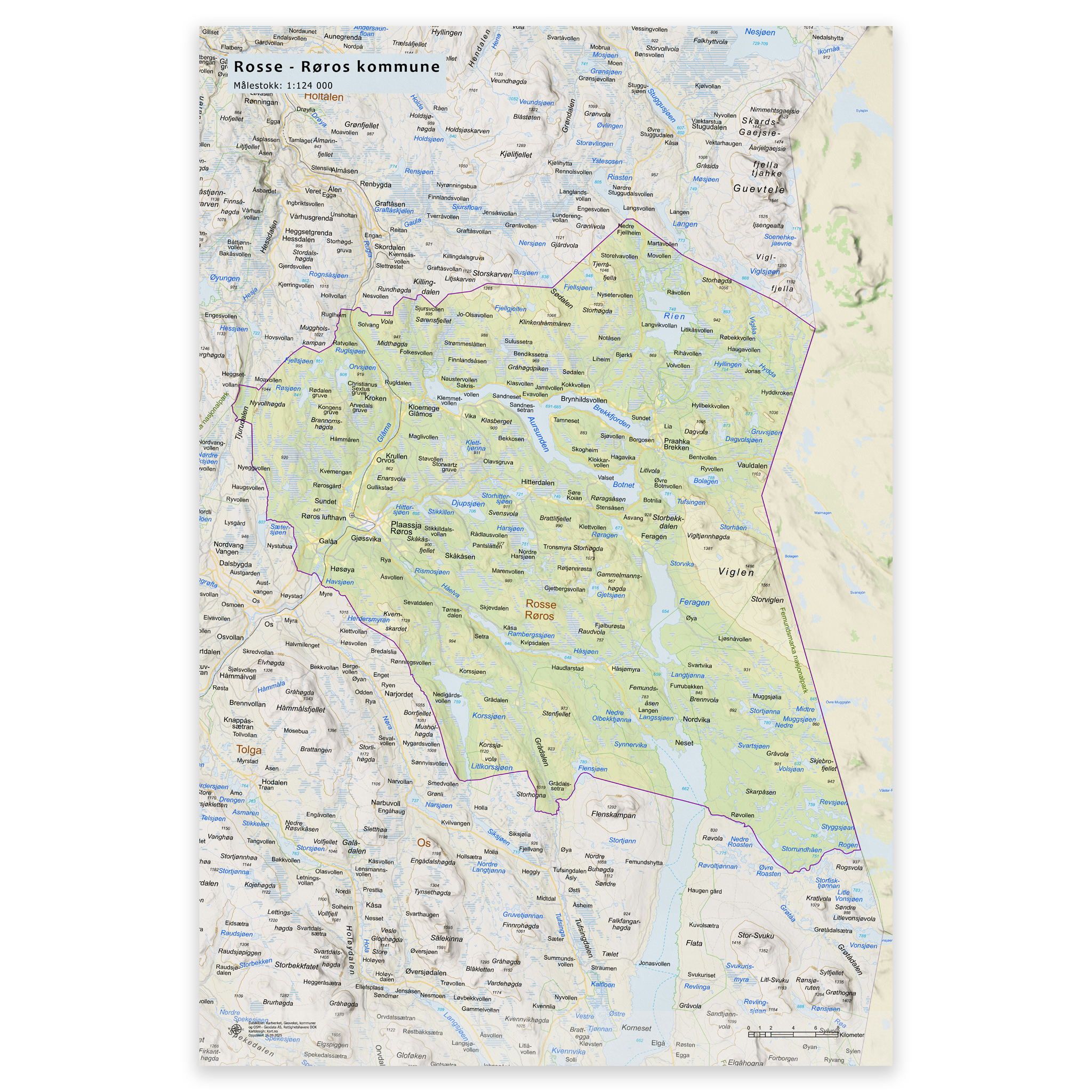 Veggkart – Røros kommune - Bilde 14