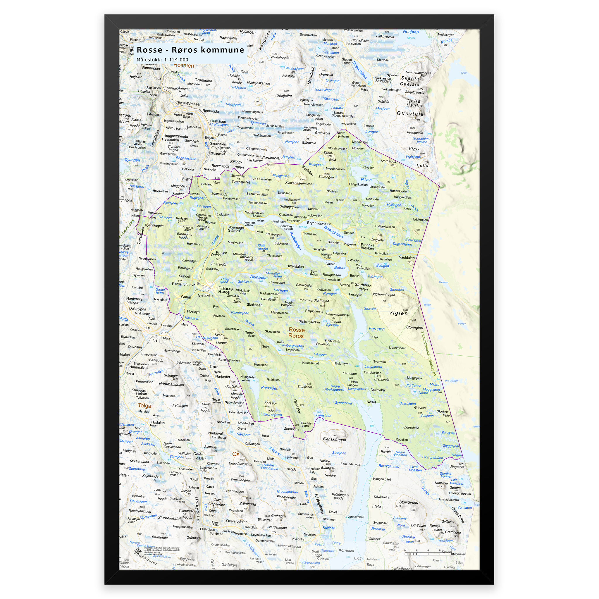 Veggkart – Røros kommune - Bilde 13