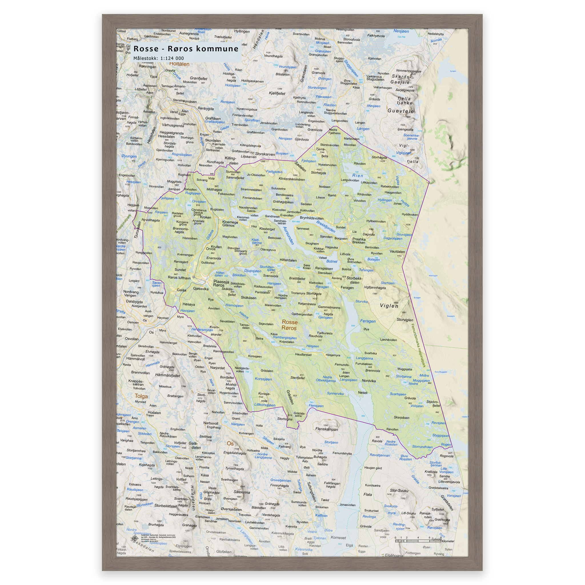 Veggkart – Røros kommune - Bilde 15