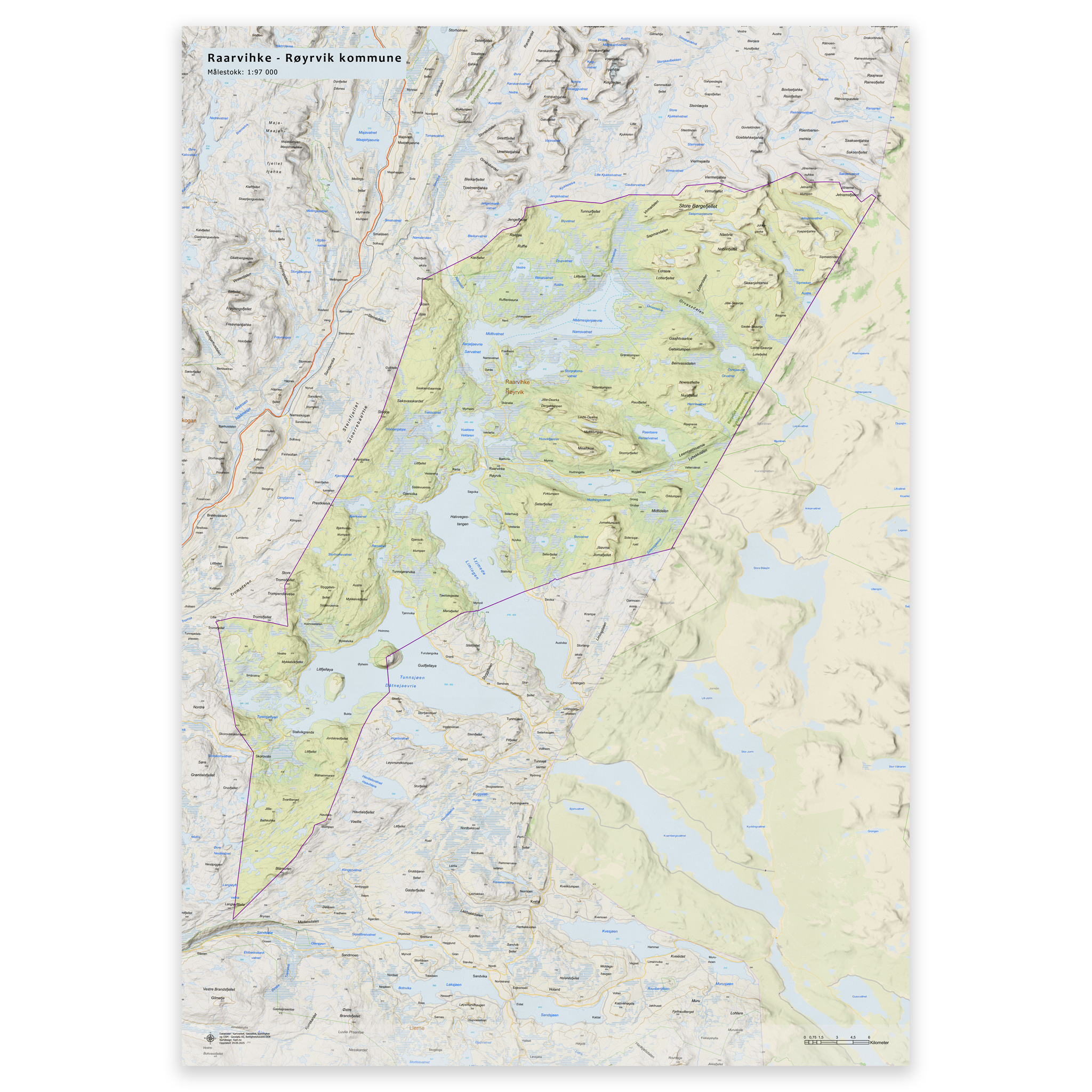 Veggkart – Røyrvik kommune - Bilde 6