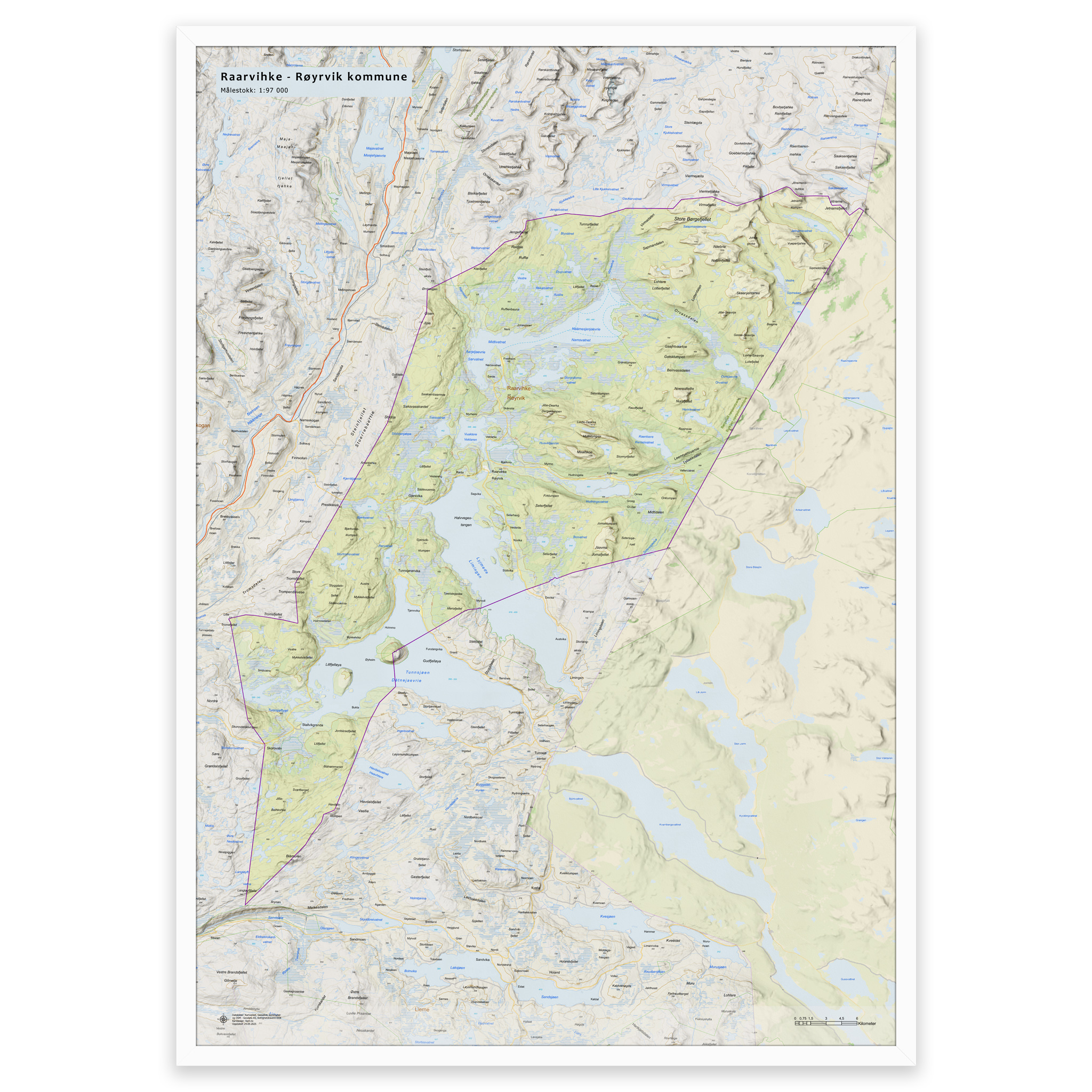 Veggkart – Røyrvik kommune - Bilde 7