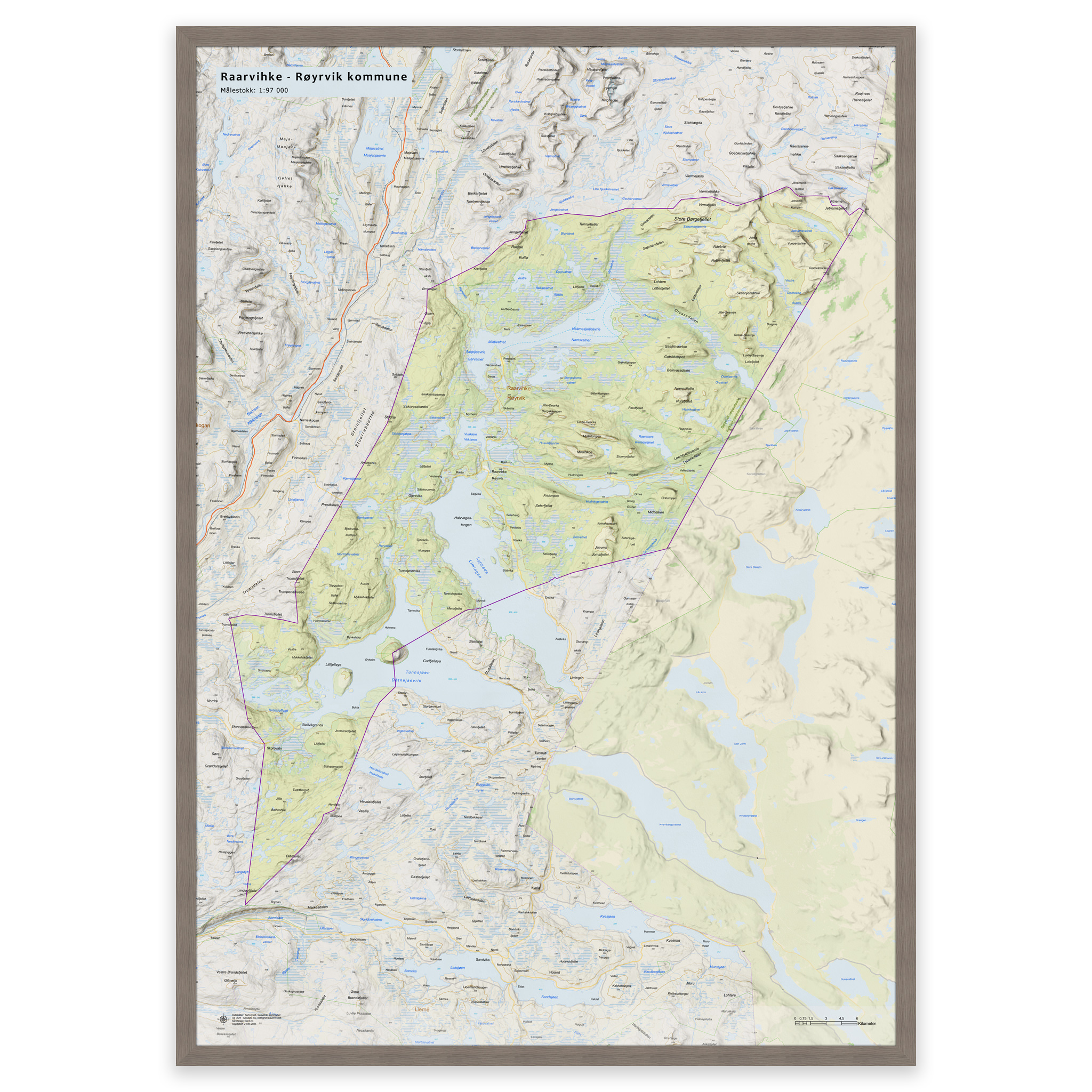Veggkart – Røyrvik kommune - Bilde 8