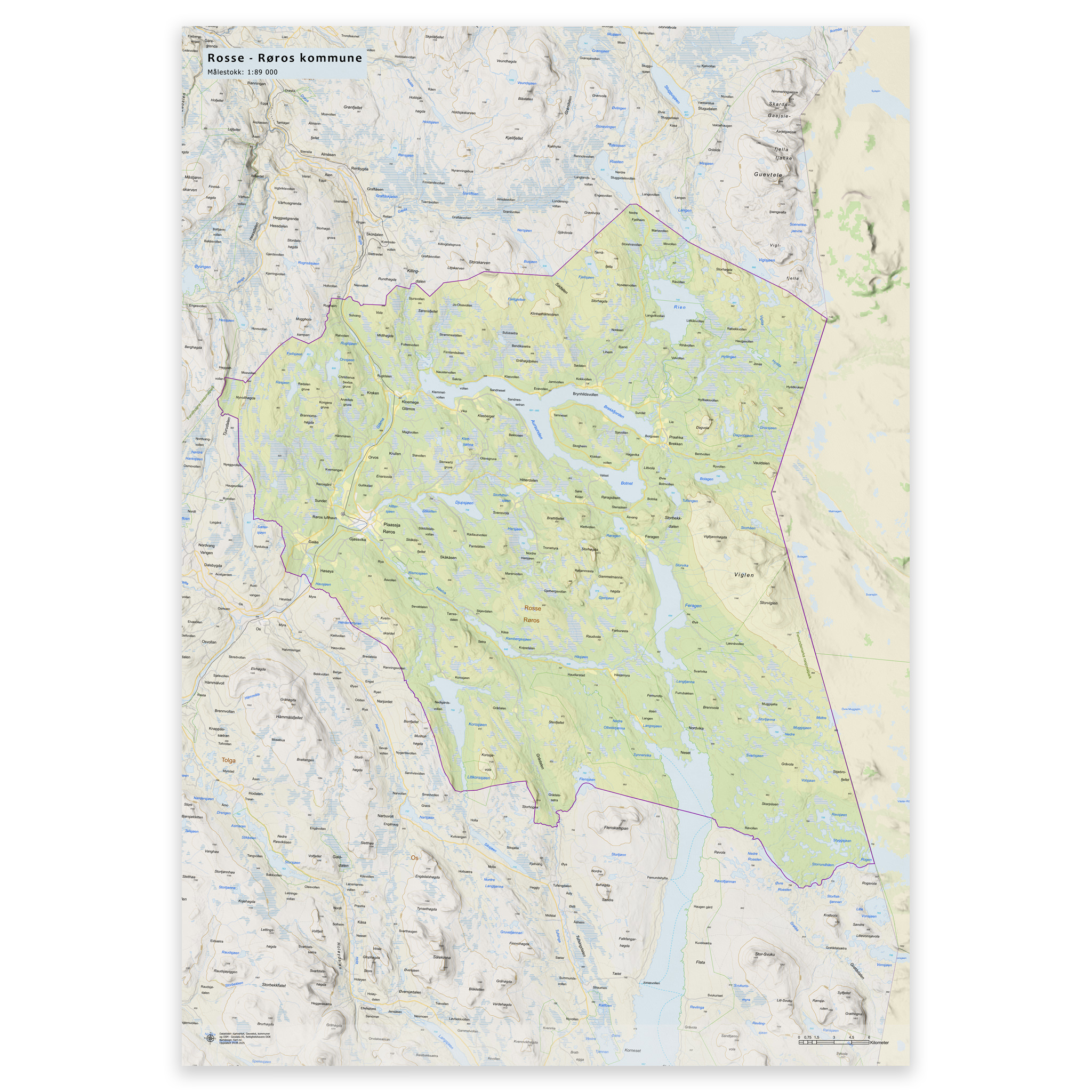 Veggkart – Røros kommune - Bilde 8