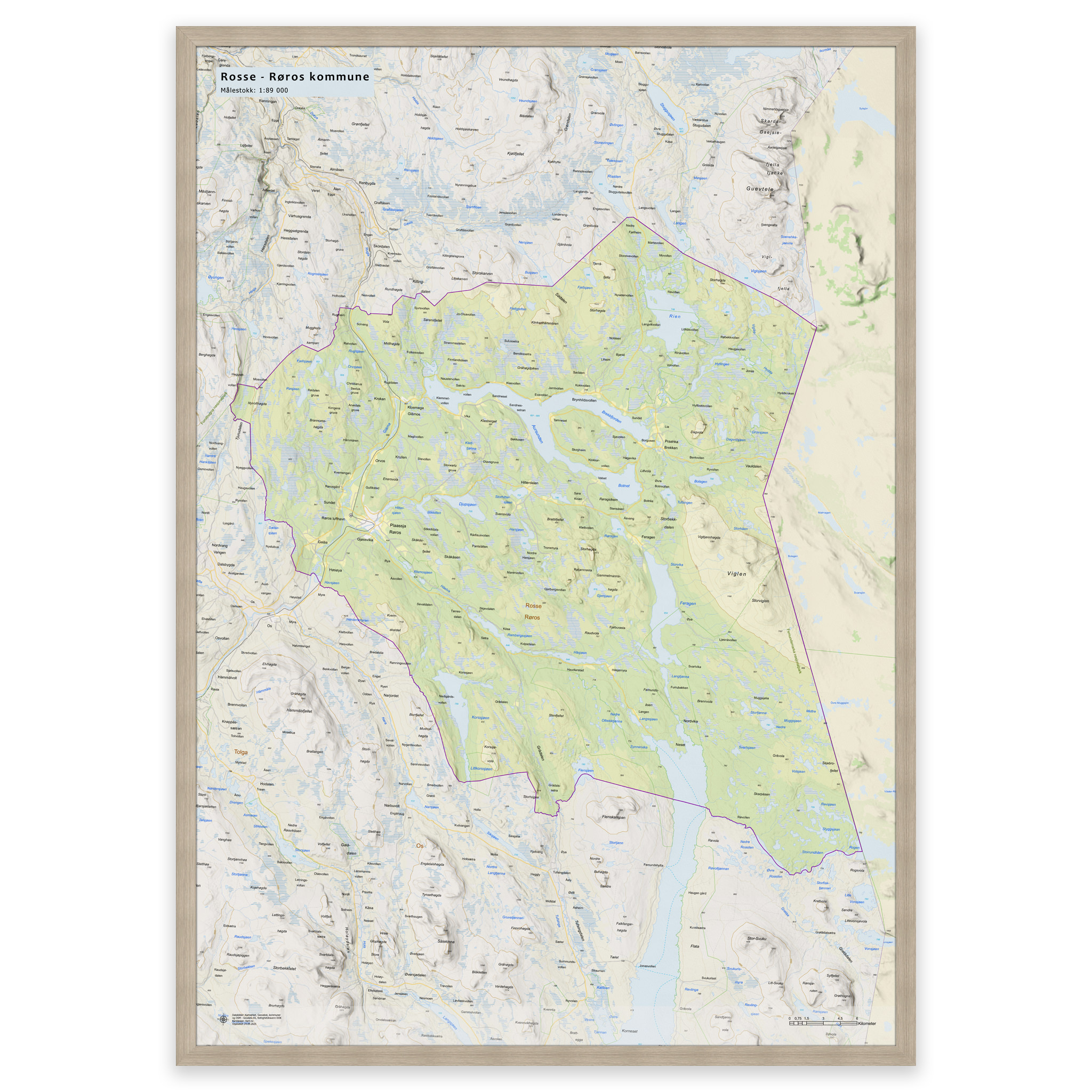 Veggkart – Røros kommune - Bilde 7