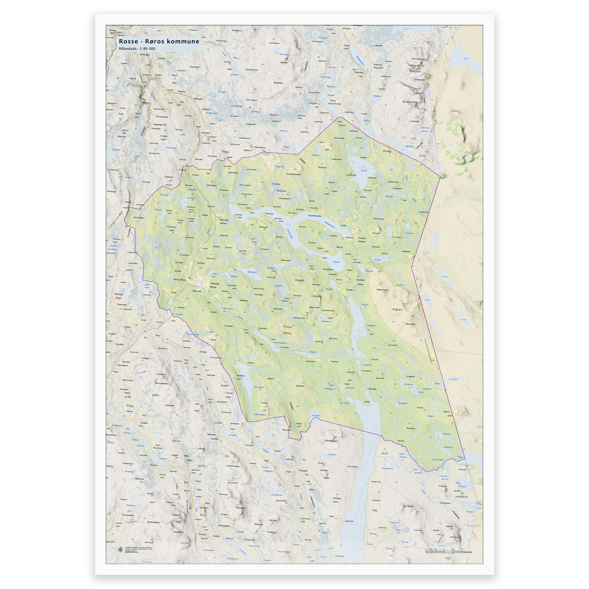 Veggkart – Røros kommune - Bilde 10