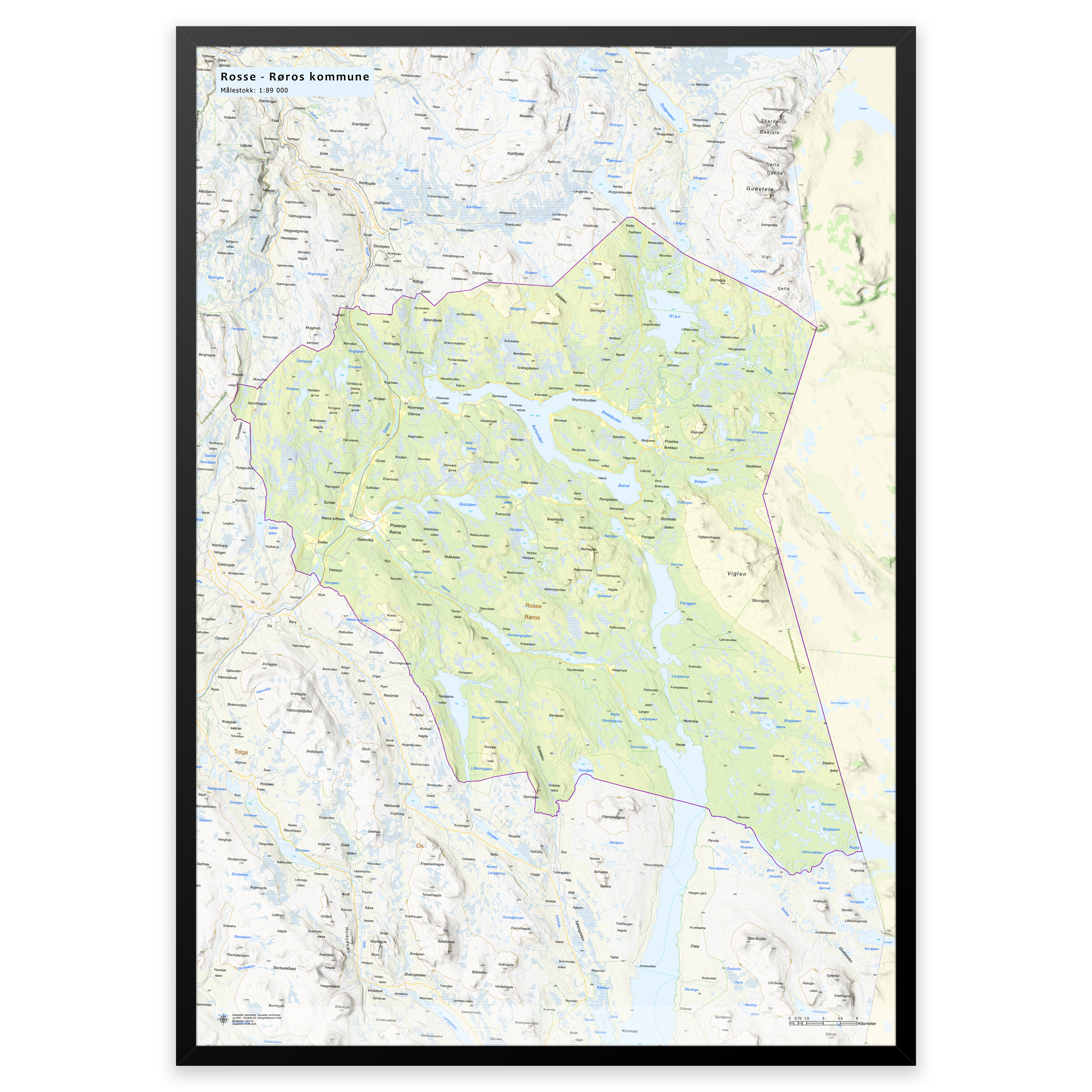Veggkart – Røros kommune - Bilde 6