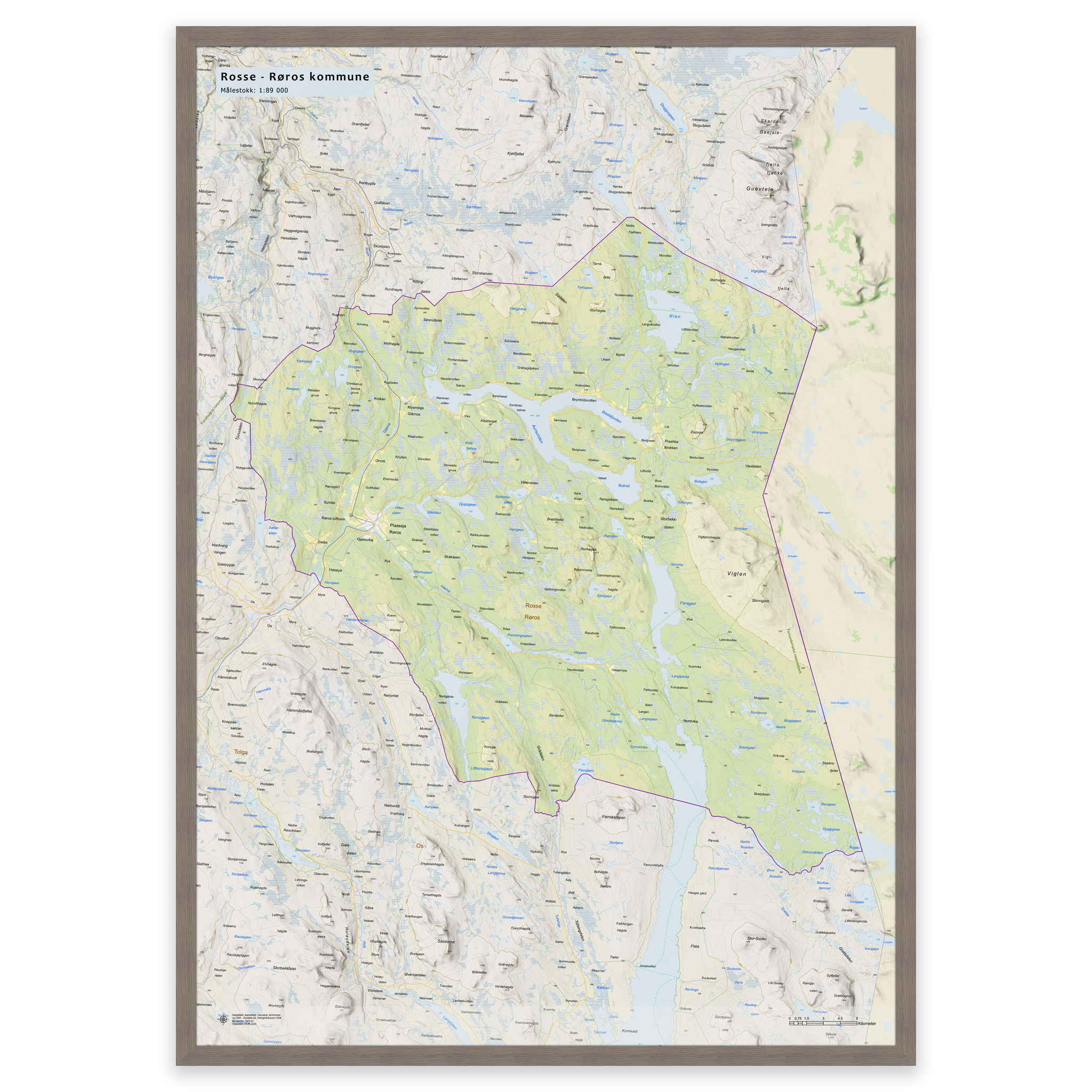 Veggkart – Røros kommune - Bilde 9